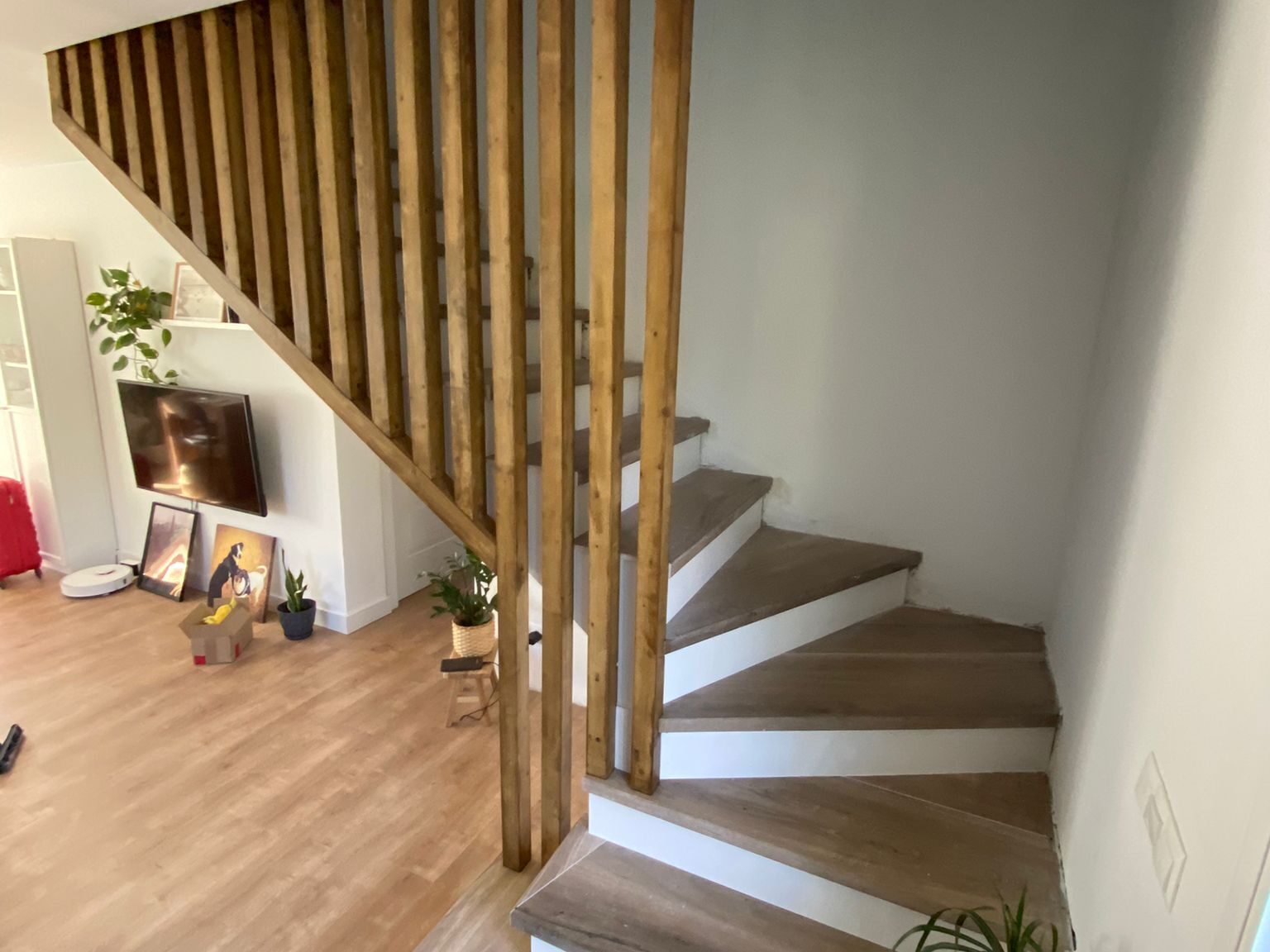 Barandilla interior moderna.