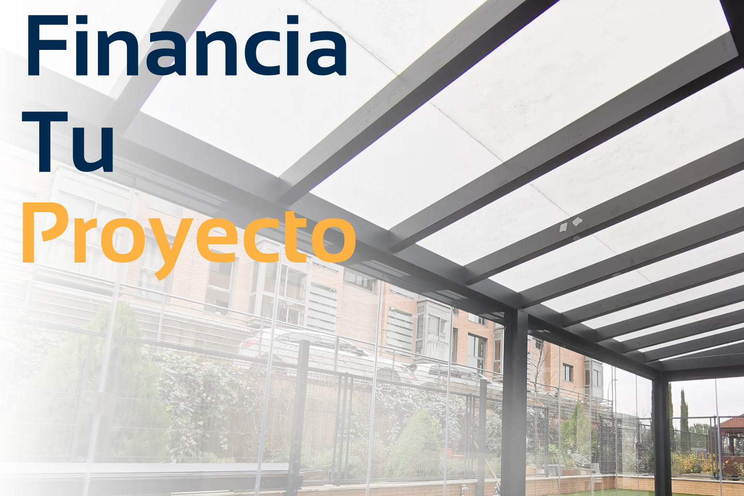 En la imagen se ve el banner que anuncia que las obras se pueden financiar